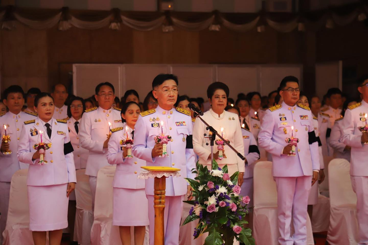title - ส.ป.ก.ยโสธร ร่วมพิธีถวายเครื่องราชสักการะและวางพานพุ่ม และพิธีจุดเทียนถวายพระพรชัยมงคล เนื่องในโอกาสพระราชพิธีมหามงคลเฉลิมพระชนมพรรษา 4 รอบ สมเด็จพระนางเจ้าสุทิดา พัชรสุธาพิมลลักษณ พระบรมราชินี 3 มิถุนายน 2569